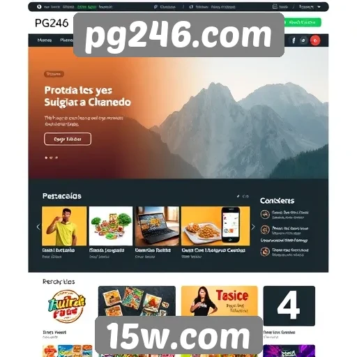 Análise da interface do usuário em pg246.com